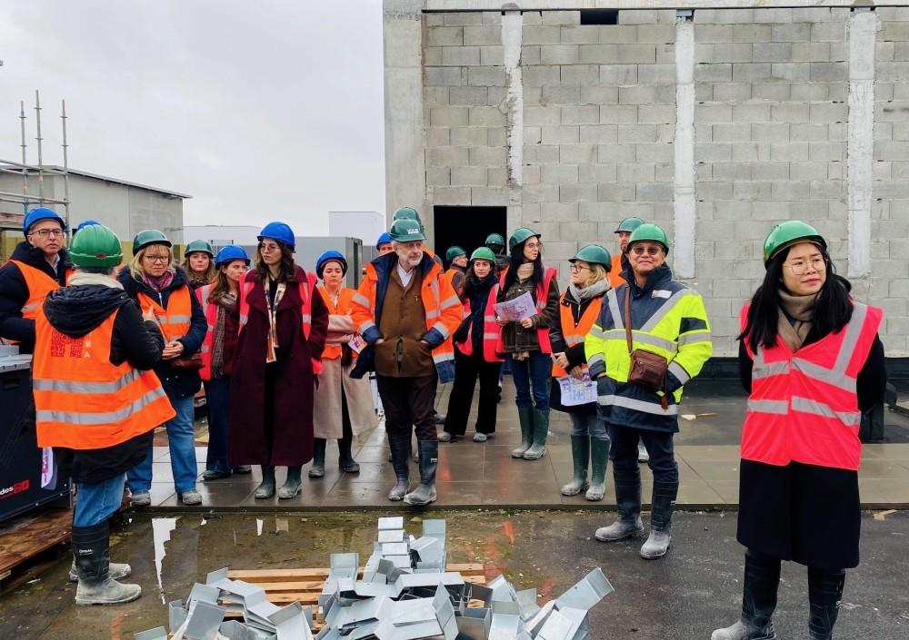 Visite d'un chantier hors norme